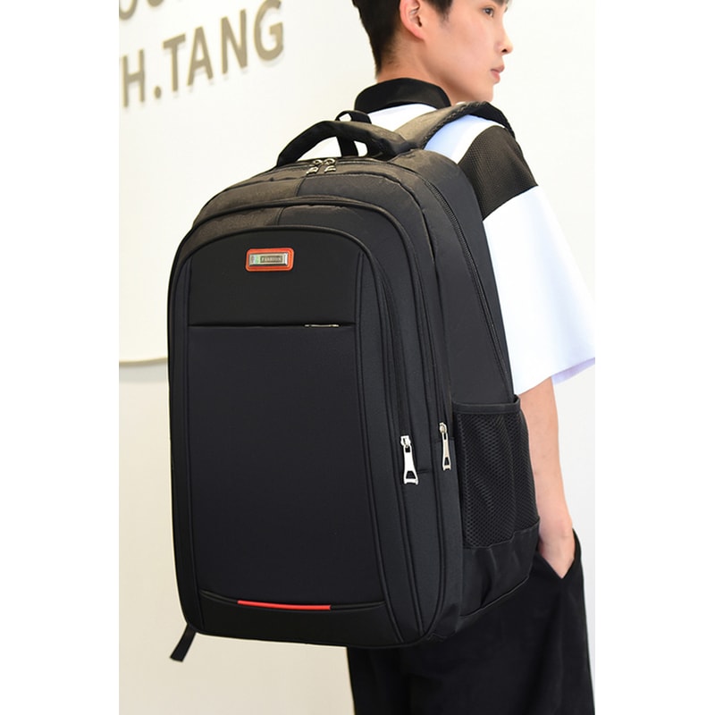 Mens Large Capacity Backpack Wear Resistant And Durable Business Bag Travel Bag 0