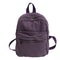 Small Canvas Backpack for Women Lightweight Casual Cotton School Bag for Teen Girls