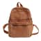 Small Canvas Backpack for Women Lightweight Casual Cotton School Bag for Teen Girls