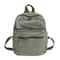Small Canvas Backpack for Women Lightweight Casual Cotton School Bag for Teen Girls