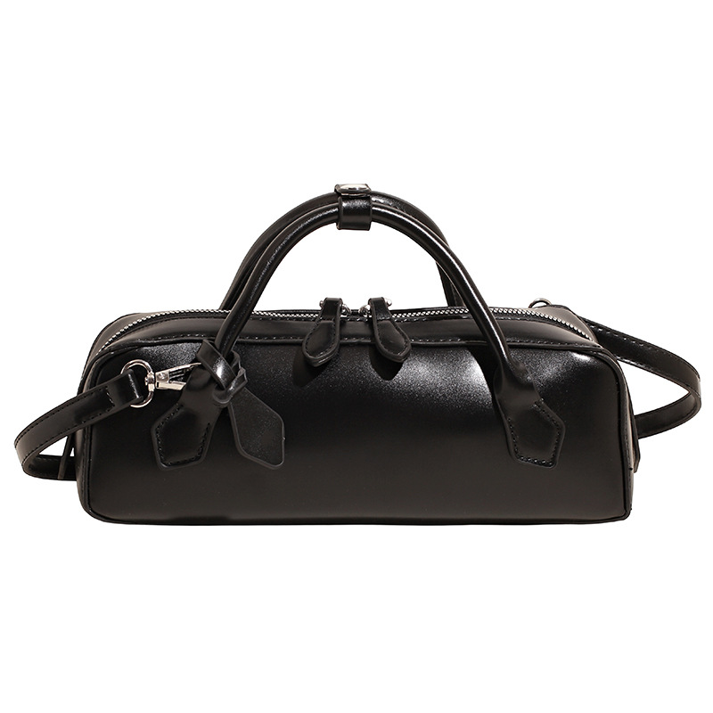 French Retro Textured Tote Bag Casual Portable And Versatile For Work Leisure 9