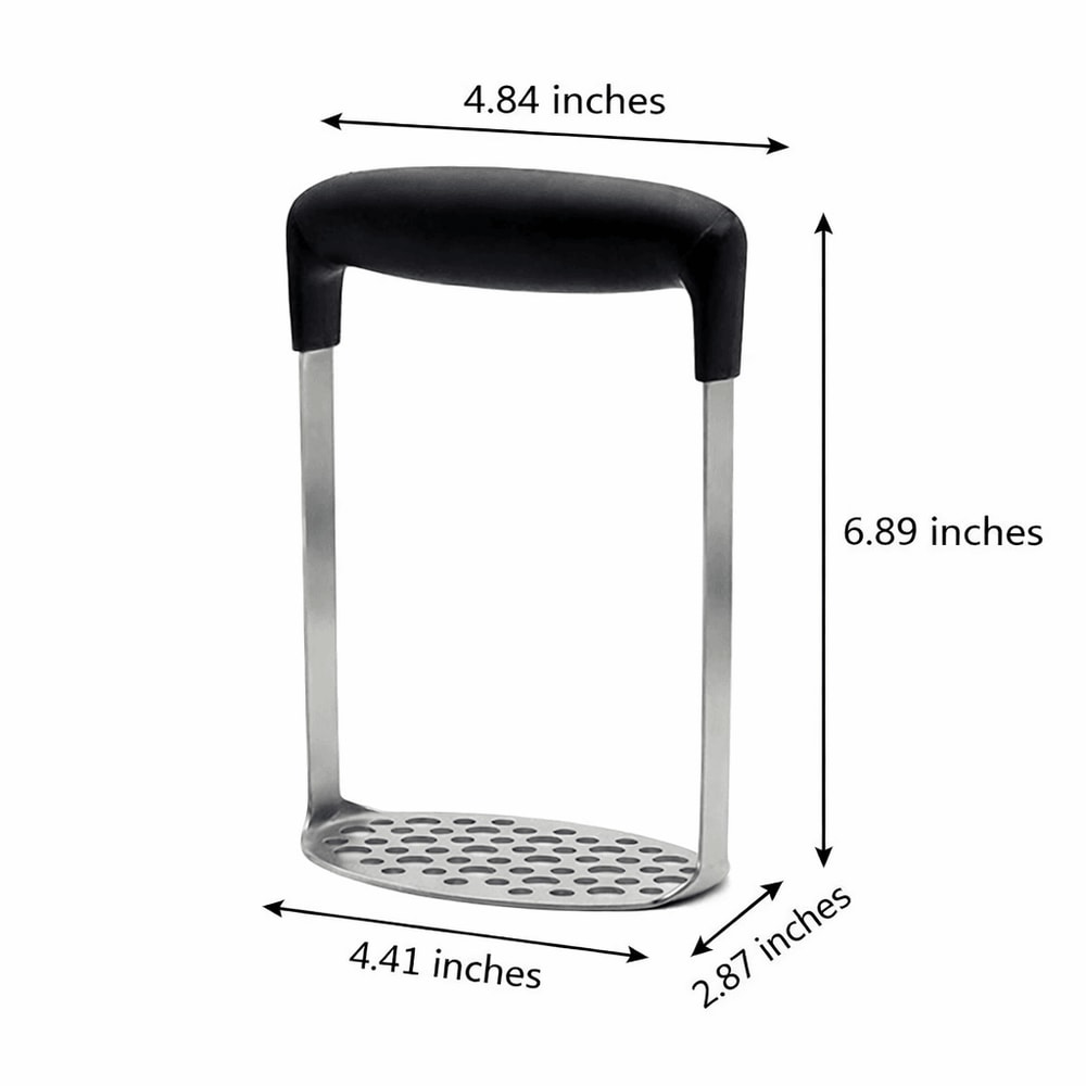 Stainless Steel Potato Masher For Smooth Mashed Potatoes Perfect Puree Fruit Juice Maker 5