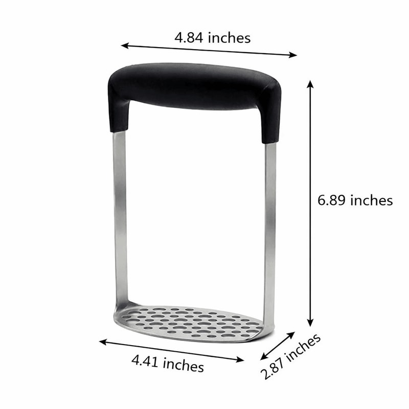Stainless Steel Potato Masher For Smooth Mashed Potatoes Perfect Puree Fruit Juice Maker 5