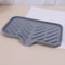 Non Slip Sink Drain Pad Kitchen Organizer Quick Dry Countertop Drying Mat for Sponges and Soap