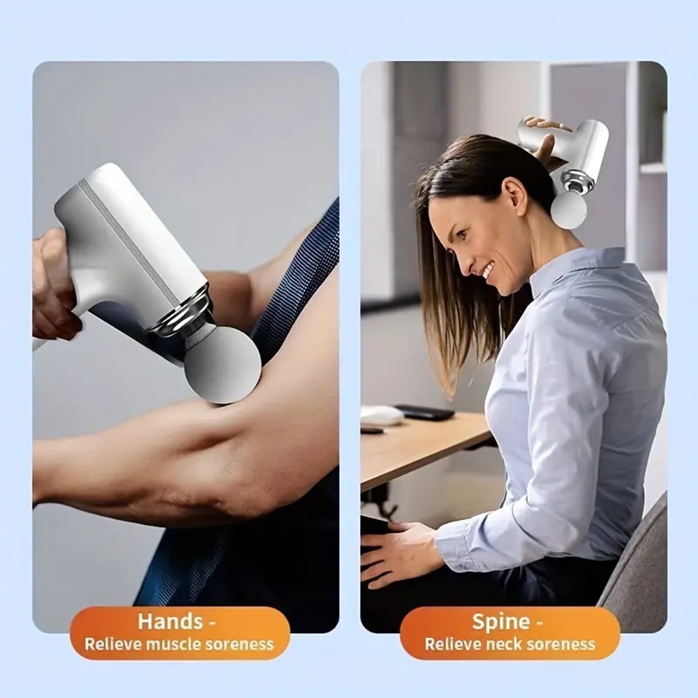Portable Deep Tissue Massage Gun for Muscle Recovery and Pain Relief