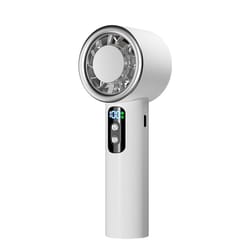 portable ice compress handheld turbo fan adjustable speed mini fan battery operated personal cooling fan