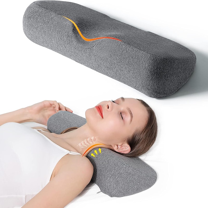 Ergonomic Cervical Pillow Memory Foam Contour Neck Support For Side Sleepers 0