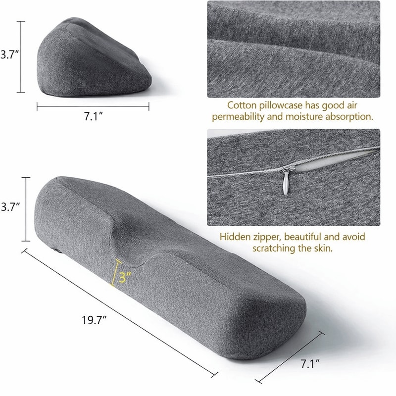 Ergonomic Cervical Pillow Memory Foam Contour Neck Support For Side Sleepers 6