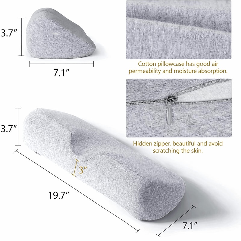 Ergonomic Cervical Pillow Memory Foam Contour Neck Support For Side Sleepers 7