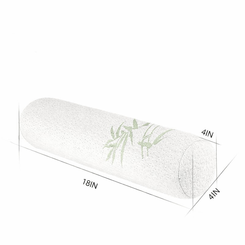 Cervical Neck Support Memory Foam Pillow For Sleeping Bolster Pillow For Bed Comfort And Relief 3