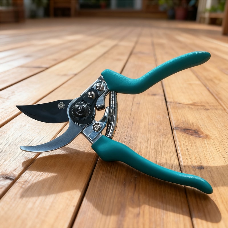 Manual Garden Clippers Bypass Pruners with Comfort Grip for Daily Plant Trimming