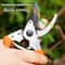 Manual Garden Clippers Bypass Pruners with Comfort Grip for Daily Plant Trimming