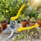Manual Garden Clippers Bypass Pruners with Comfort Grip for Daily Plant Trimming