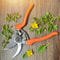 Manual Garden Clippers Bypass Pruners with Comfort Grip for Daily Plant Trimming