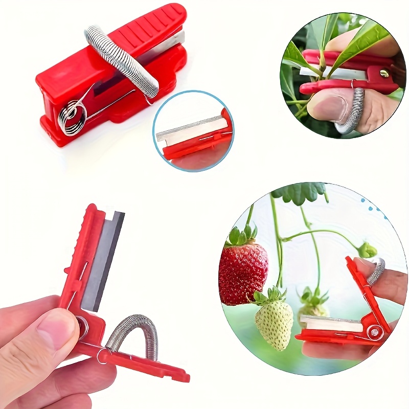 Ergonomic Thumb and Finger Gardening Scissors Precision Plant Trimming Tool for Effortless Vegetable Pruning