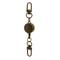Sporty Retractable Keychain With Anti Theft Design Easy To Pull Durable Elastic Key Ring 5