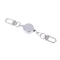 Sporty Retractable Keychain With Anti Theft Design Easy To Pull Durable Elastic Key Ring 7