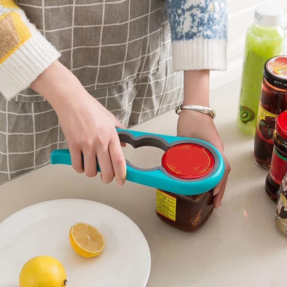 Multi Function Manual Can Opener Energy Saving Bottle Screw Cap & Screwdriver Tool