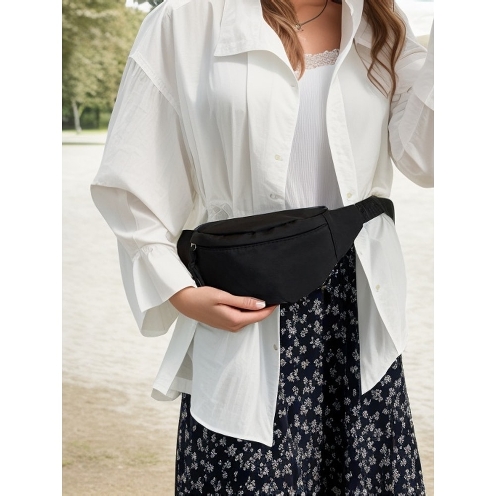 Mens And Womens Versatile Waist Bag Large Capacity Fashionable Outdoor Sports Chest Bag For Fitness 5