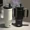 Stainless Steel Insulated Travel Mug With Straw Handle Vacuum Sealed Water Bottle For Ice Coffee 3