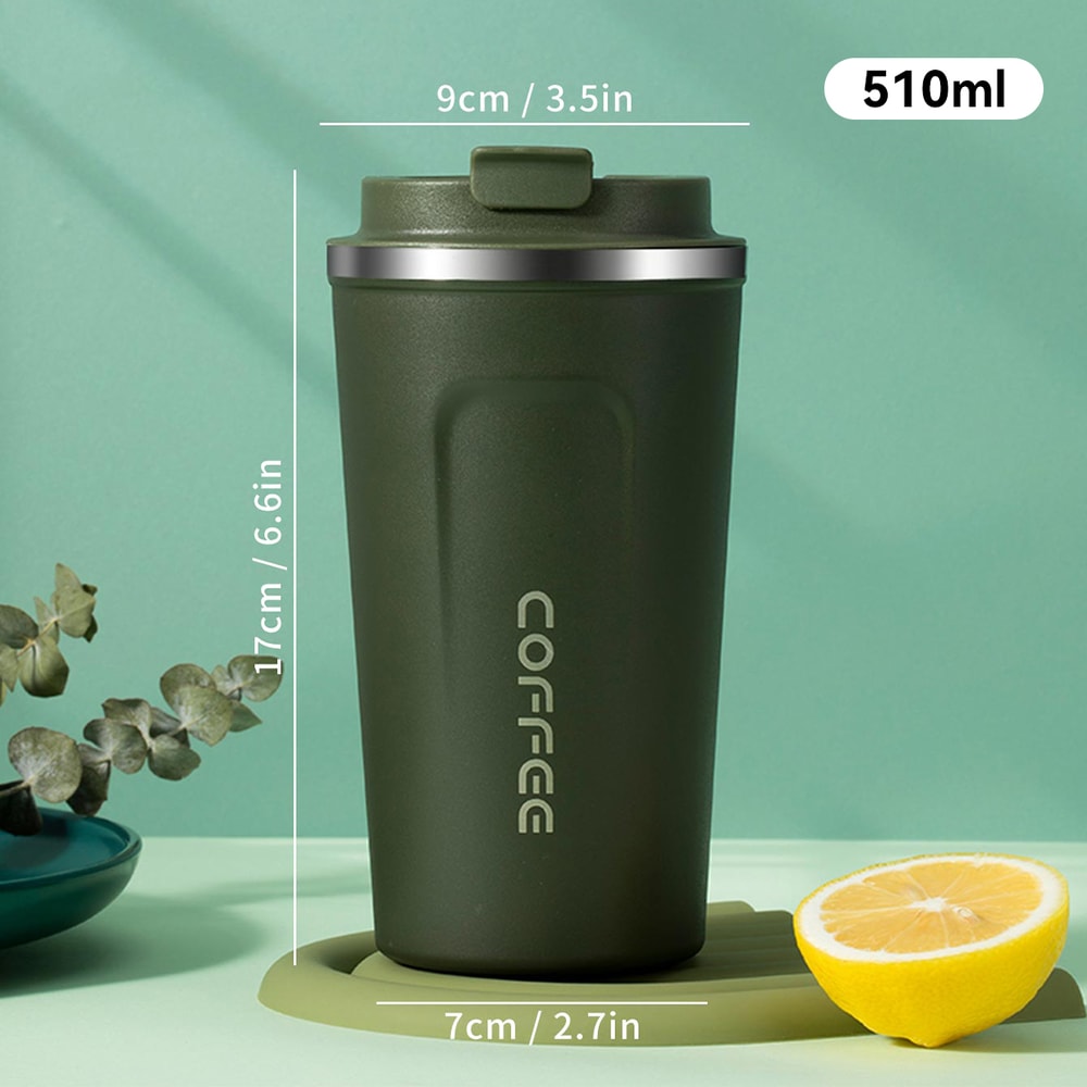 Large Capacity Insulated Stainless Steel Thermos Cup Portable Double layer Tumbler with Lid for Hot & Cold Drinks