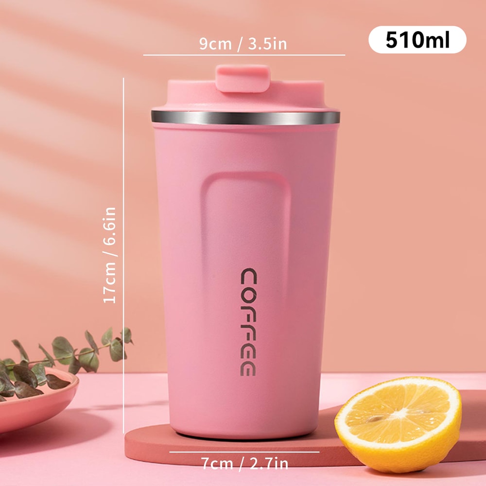 Large Capacity Insulated Stainless Steel Thermos Cup Portable Double layer Tumbler with Lid for Hot & Cold Drinks