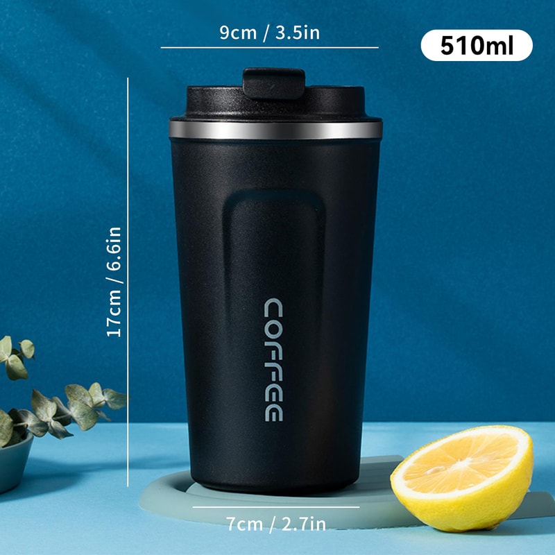Large Capacity Insulated Stainless Steel Thermos Cup Portable Double layer Tumbler with Lid for Hot & Cold Drinks