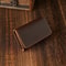 Vintage Cowhide Leather Coin Purse Headphone Holder Portable Storage Wallet For Data Cable Earphon 7
