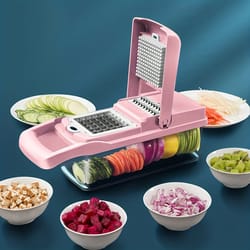 professional vegetable chopper with container multifunctional onion chopper & slicer