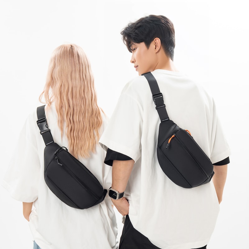 Vintage Canvas Mens Sling Bag Versatile Small Crossbody & Casual Chest Pack