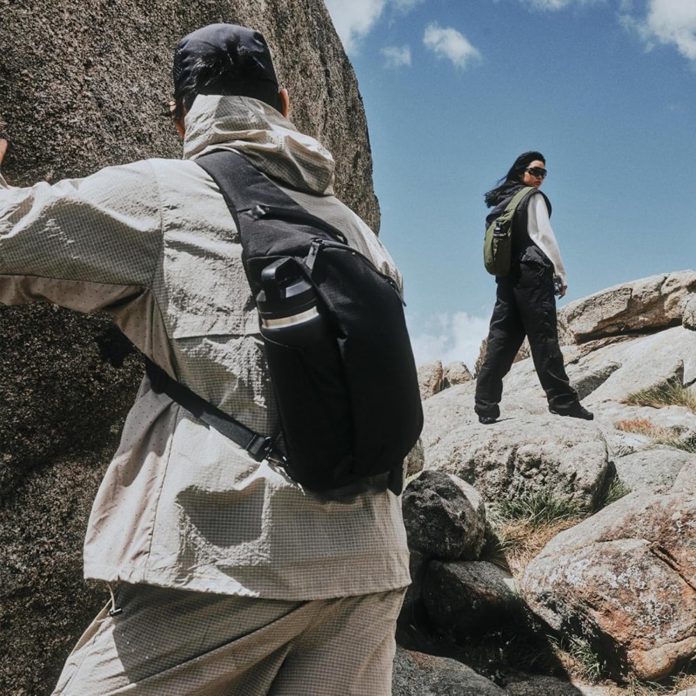 Versatile Everyday Sling Backpack With Water Bottle Holder And Tablet Pocket 0