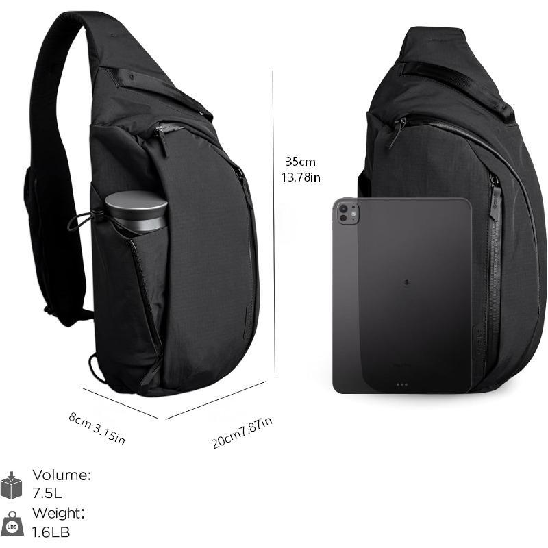 Versatile Everyday Sling Backpack With Water Bottle Holder And Tablet Pocket 1