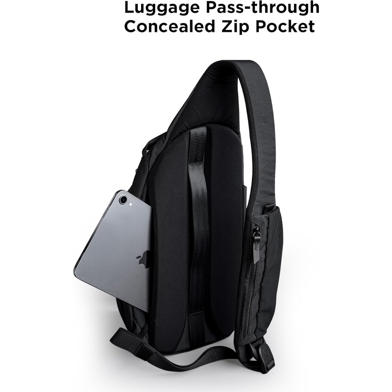 Versatile Everyday Sling Backpack With Water Bottle Holder And Tablet Pocket 3