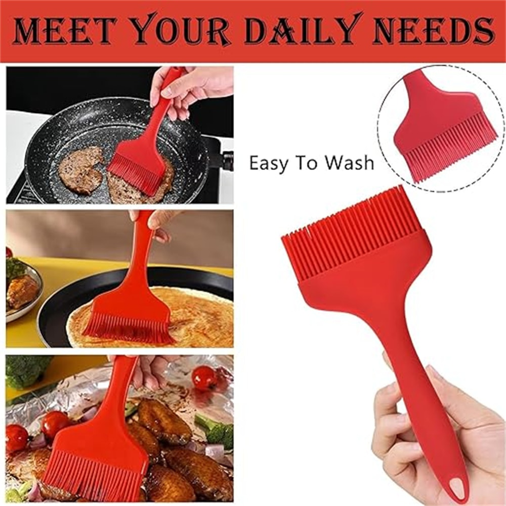 Premium Silicone Pastry Brush For Baking Grilling And Cooking Ideal For Oil Butter And Barbecue Sau 3