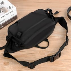 multifunctional laptop bag for men trendy sports chest & diagonal shoulder bag with large capacity