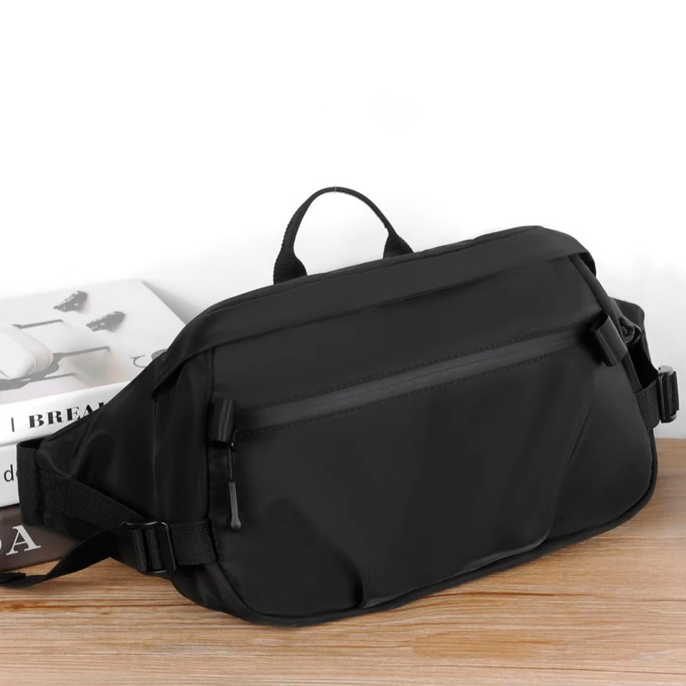 Multifunctional Laptop Bag For Men Trendy Sports Chest Diagonal Shoulder Bag With Large Capacity 2