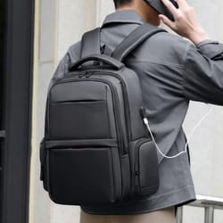 business backpack for men large capacity computer bag lightweight travel backpack for students & professionals