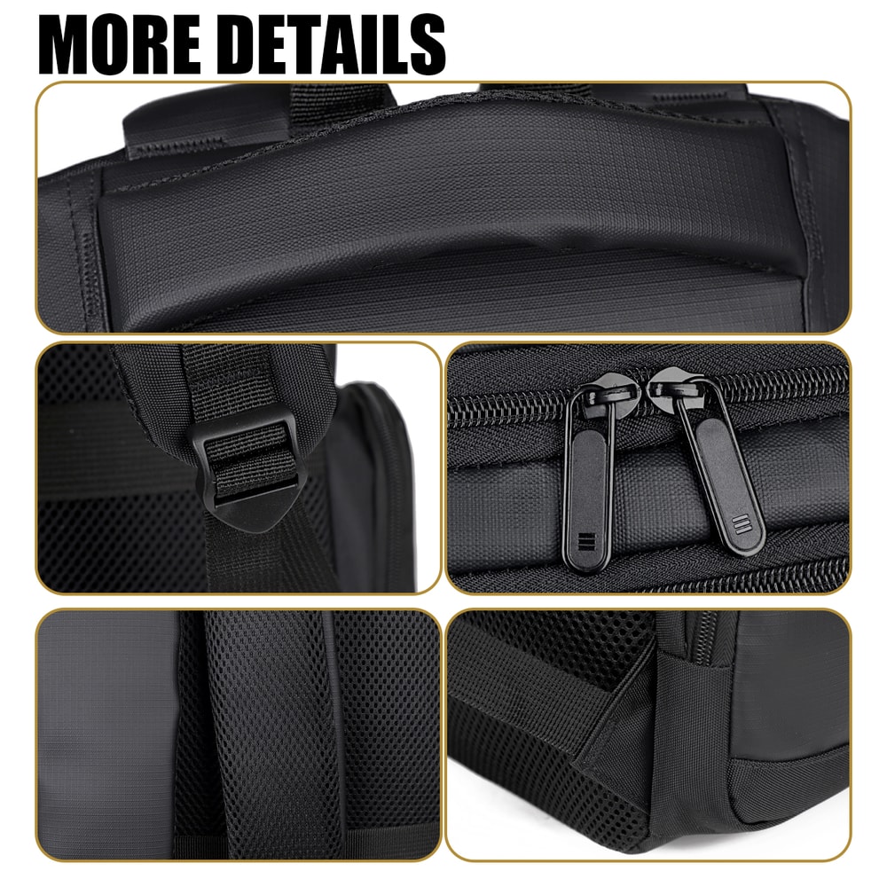 Business Backpack for Men Large Capacity Computer Bag Lightweight Travel Backpack for Students & Professionals