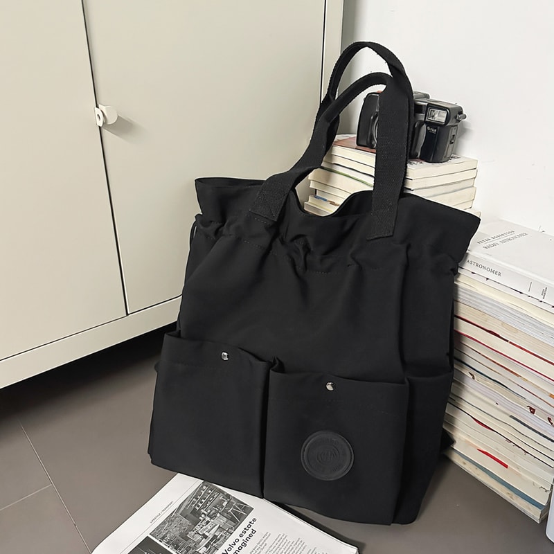 Large Capacity Shoulder Backpack Stylish Commuter Bag for Daily Use