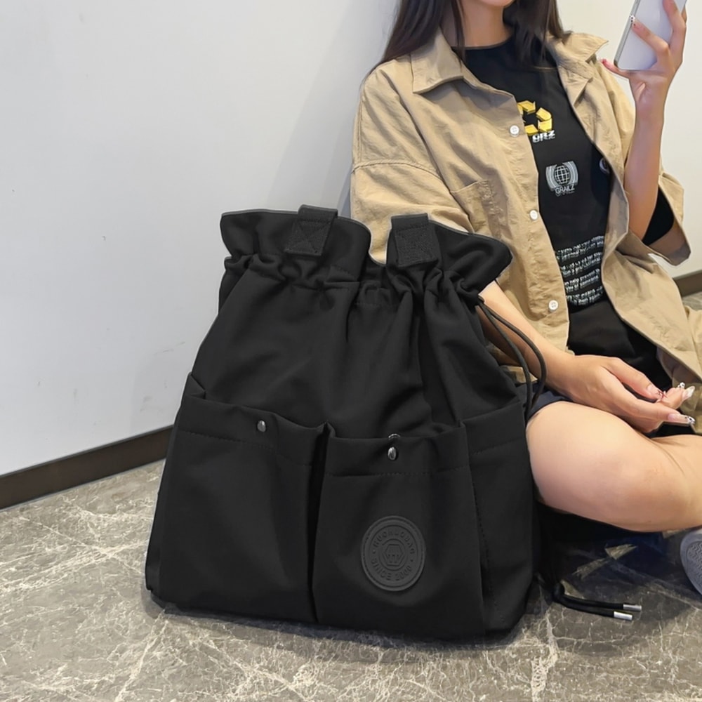 Large Capacity Shoulder Backpack Stylish Commuter Bag for Daily Use