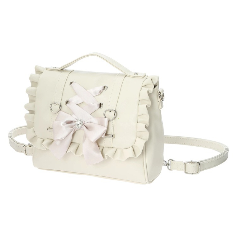 Casual PU Leather Crossbody Handbag Backpack Double Shoulder Ita Bag 5