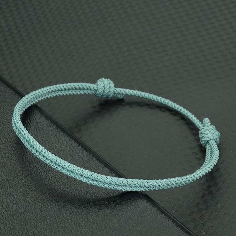 Handmade Double Layer Adjustable Rope Bracelet 1