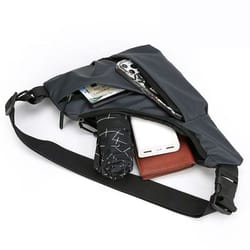 slim anti theft chest bag lightweight crossbody sling for travel and outdoors