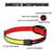 High Performance USB Rechargeable LED Headlamp with Safety Red Taillight