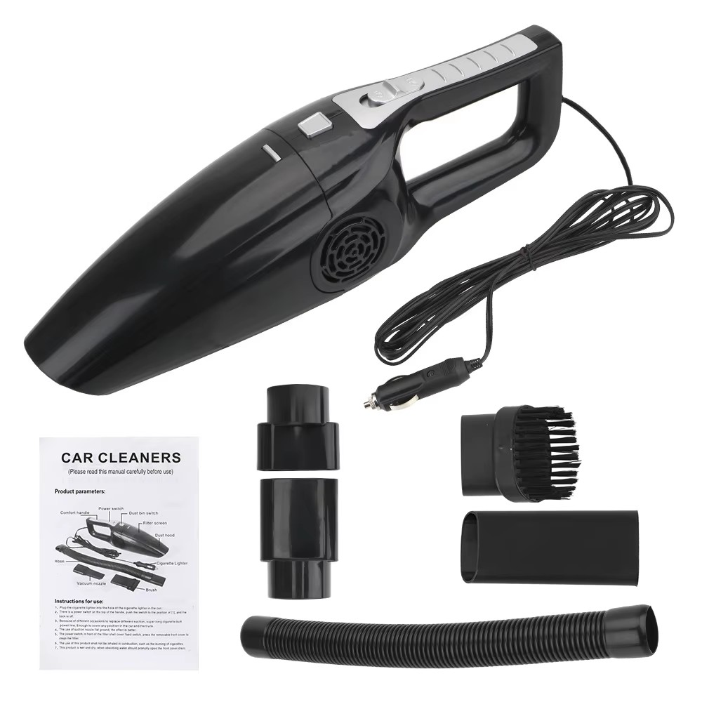 Portable High Suction Car Vacuum Wet and Dry Mini Handheld Cleaner
