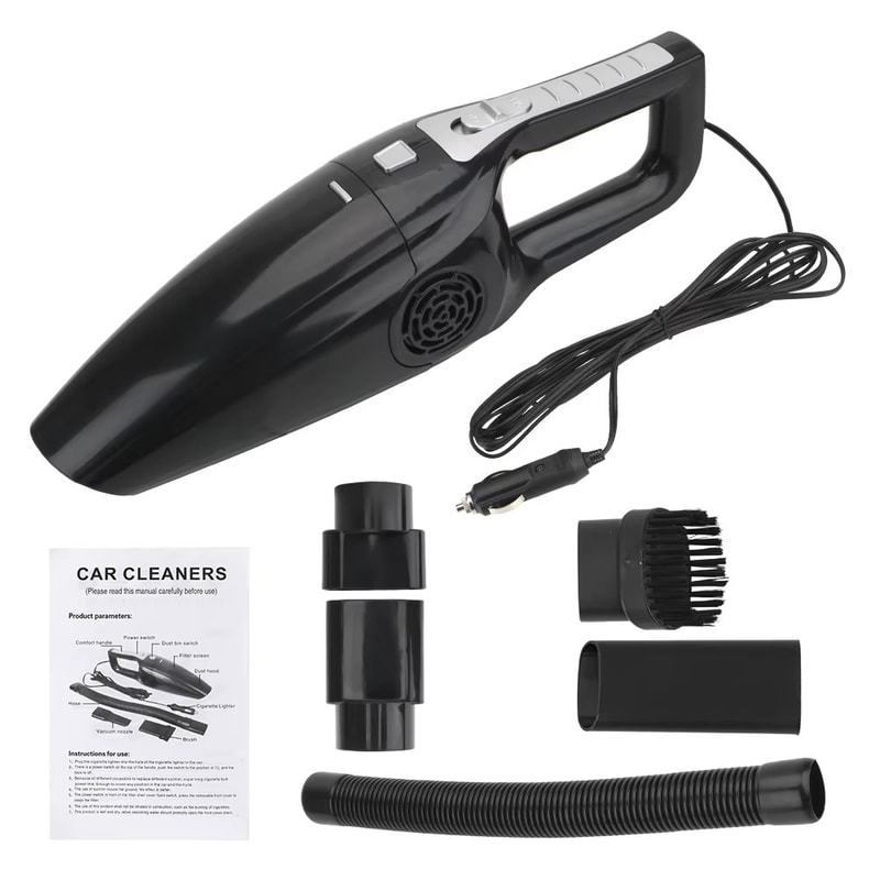 Portable High Suction Car Vacuum Wet and Dry Mini Handheld Cleaner