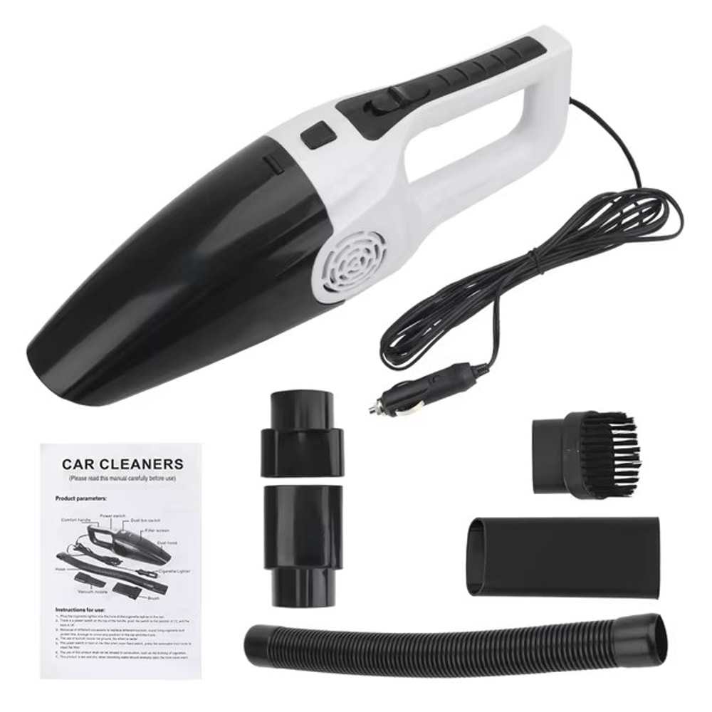 Portable High Suction Car Vacuum Wet and Dry Mini Handheld Cleaner