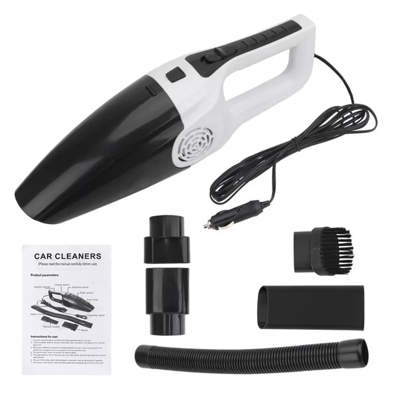 Portable High Suction Car Vacuum Wet and Dry Mini Handheld Cleaner
