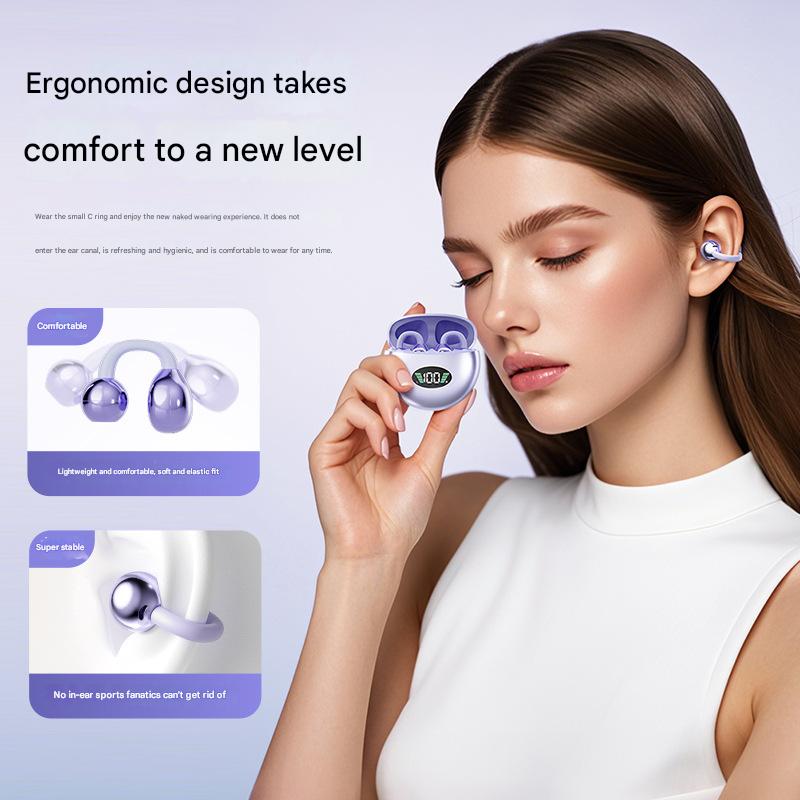 OpenEar Pro Wireless Bone Conduction Earbuds With LED Digital Display 3