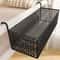 Bedside Hanging Storage Basket Compact Dorm Room Organizer With Dual Hooks 4